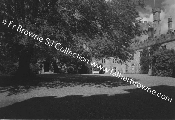 LISMORE CASTLE  IN THE COURTYARD